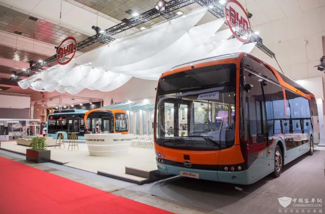 2019比利时世界客车博览会 比亚迪展台