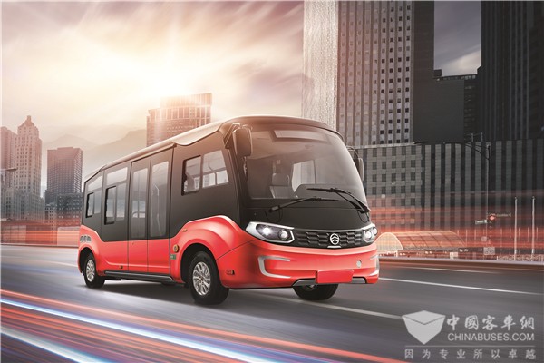 金旅XML6606JEVA0C2“星辰”纯电动微循环公交