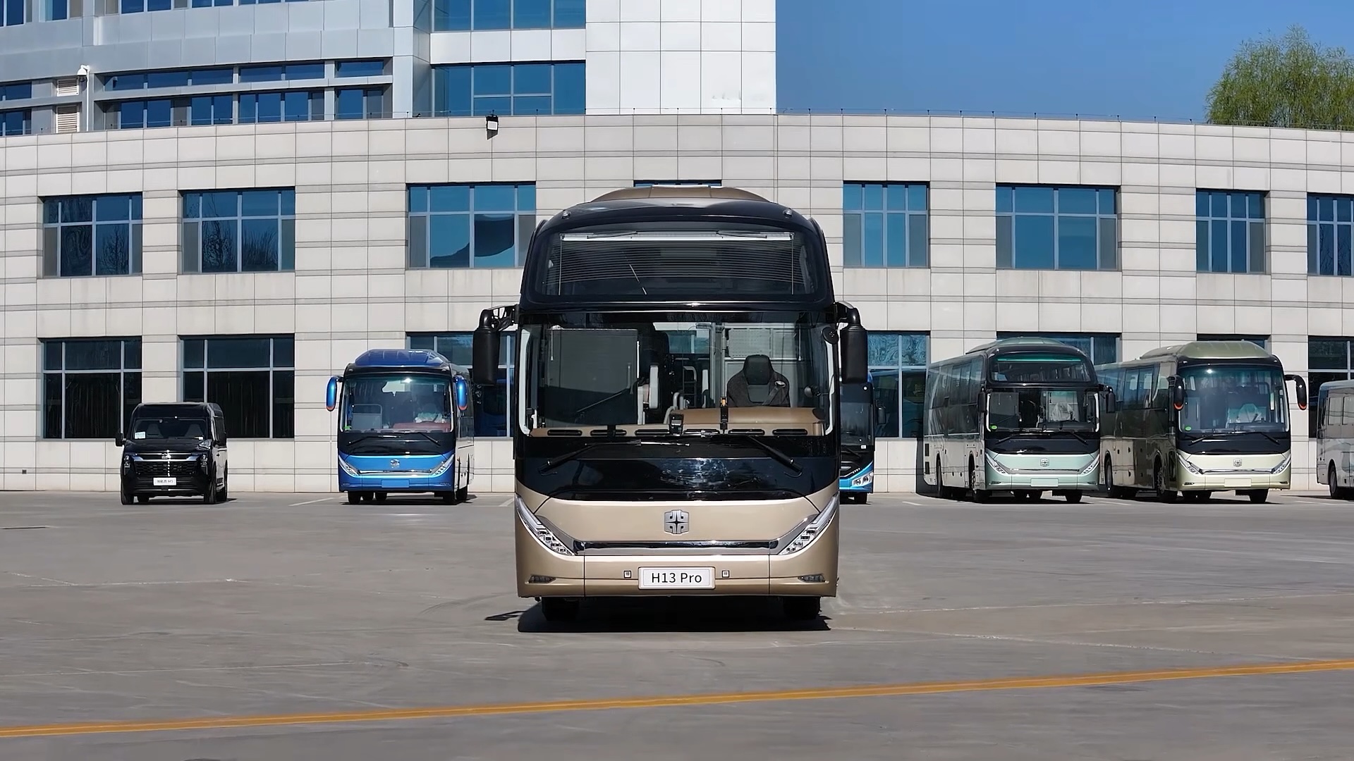 节能先锋营运王者 中通H13Pro旅团客车助力新时代高品质出行！