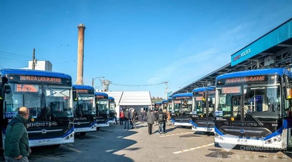 再拓展绿色版图 山东重工中通N系纯电动客车交付智利