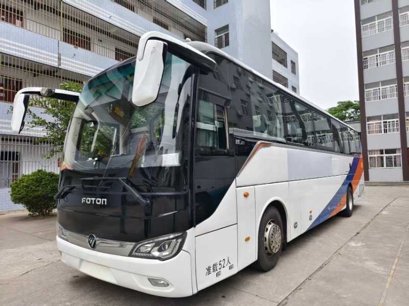 2021年12月上牌国六有公告12米52座福田旅游车