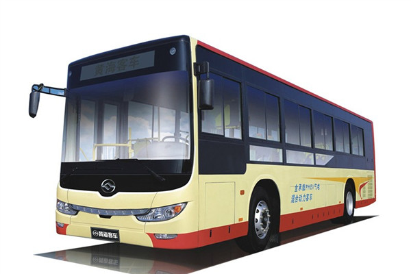 黄海DD6109CHEV1N公交车（天然气/电混动国五18-36座）